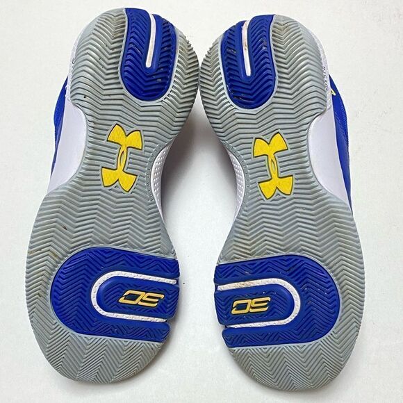 Under Armour Youth Blue SC 3Zero IV Basketball Sneakers Sz 5.5Youth/6.5 Women - Picture 15 of 16